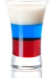 Коктейль «Российский флаг»