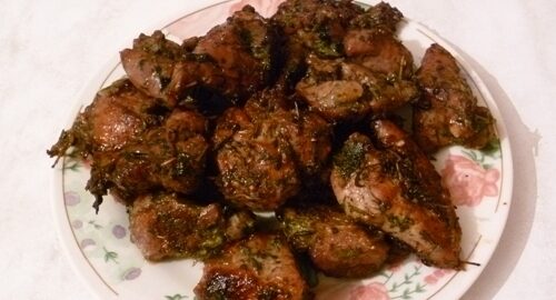 Мясо по-грузински