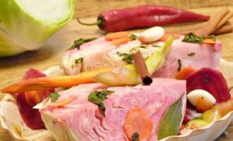 рецепт Капуста квашеная по-армянски