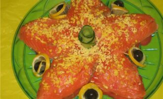 Салат "Морская звезда по-королевски"