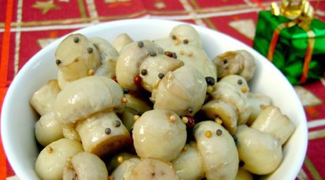 Маринованные шампиньоны на закуску