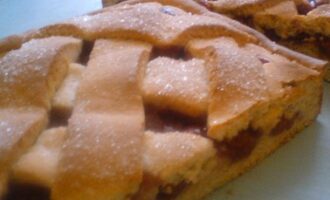 Плетёный пирог сладкий