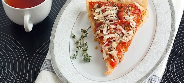 Тарт с помидорами черри
