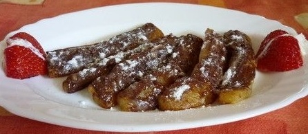 Жареные бананы в шоколаде
