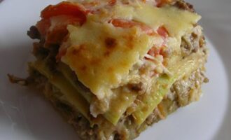 Мусака с сырной начинкой