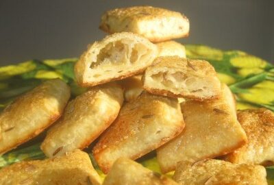 Слоёное печенье из картофеля