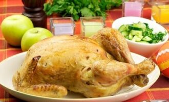 Курица, запечённая в духовке