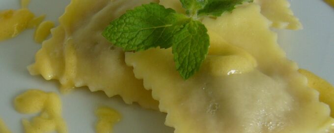 Равиоли с сыром