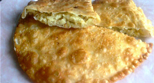 Чебуреки с картошкой или капустой постные