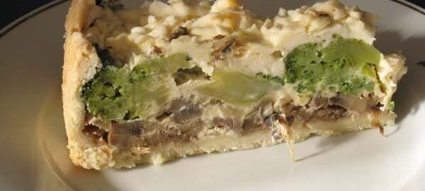 Пирог с брокколи и грибами вкусный рецепт с фото пошагово и видео