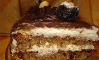 Торт «Чернослив в шоколаде»