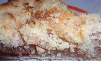 "Ленивый" пирог с яблоками