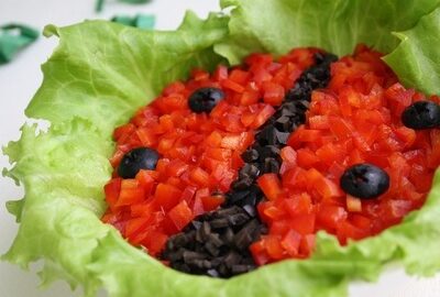 Салат "Божья коровка"
