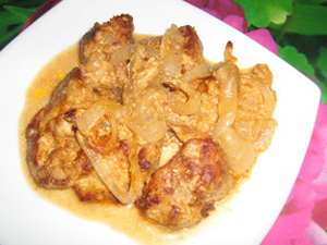 Мясо по-запорожски