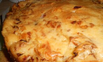 Пирог с капустой и яйцом