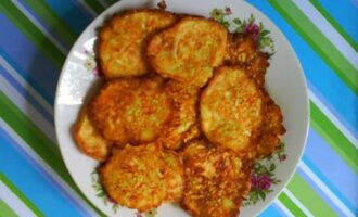 Морковно-кабачковые оладьи