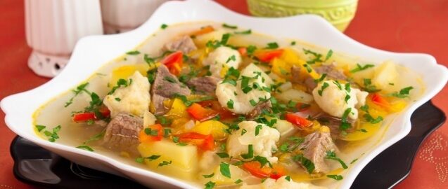 Суп с галушками