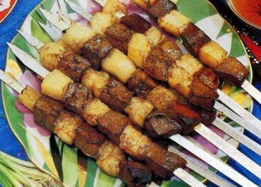Шашлык из печени