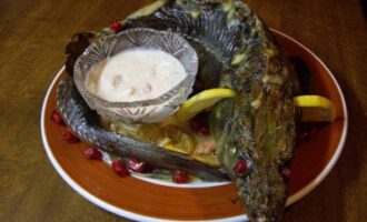 Стерлядь в шампанском