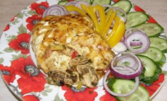 Мидии с сыром