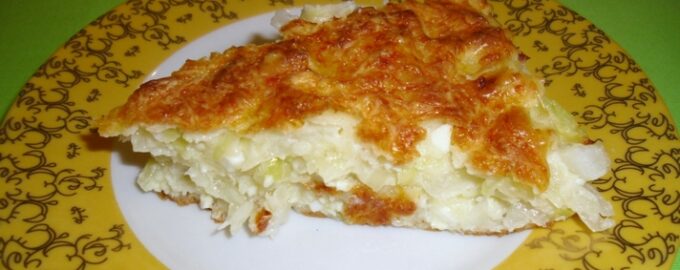 Капустный пирог к чаю