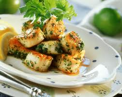 Салат из морского гребешка и овощей