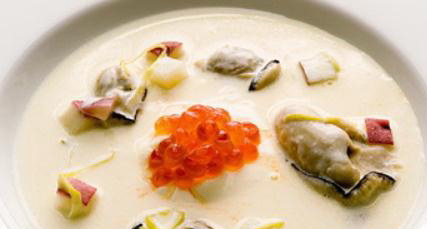 Жаркое с устрицами и икрой