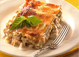 Лазанья из макарон