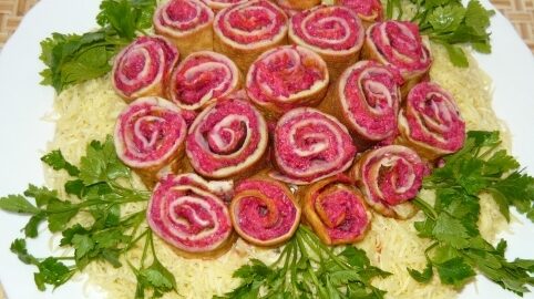 Праздничный салат «Букет»
