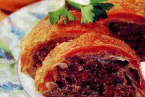Мясная спиралька