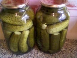 Огурцы маринованные