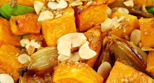Тыква с орехами