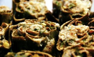 Артишоки с шампиньонами