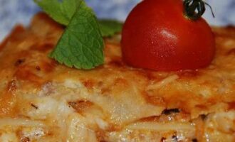 Лазанья с куриным фаршем классическая в духовке по-венециански