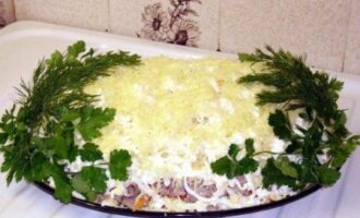 Салат с говяжьим языком для кормящей мамы