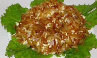 Красно-белый салат