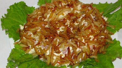Красно-белый салат