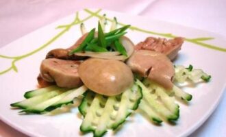 Маринованная налимья печень