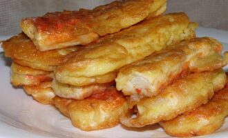 Крабовые палочки в кляре