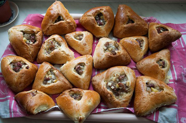 Эчпочмак пирожки с мясом и картошкой