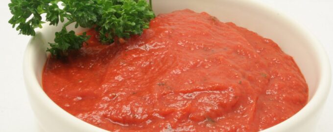 Томатная паста с овощами