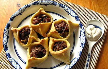 Манты в духовке