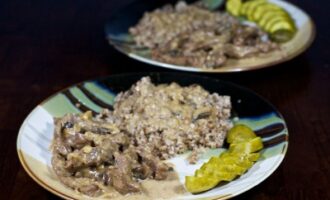 Гречка с подливкой