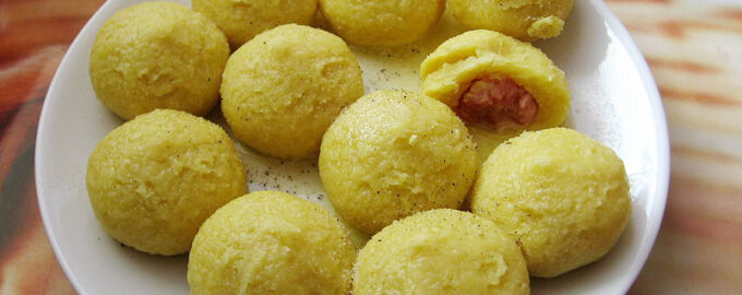 кнедлики из картофеля с мясом