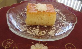 Бисквит из манки