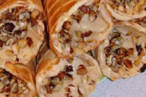 Вафельные трубочки с джемом