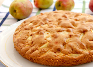 Легкая шарлотка