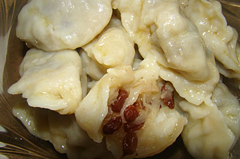 Вареники с яблоками
