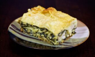 Куриная лазанья с сыром