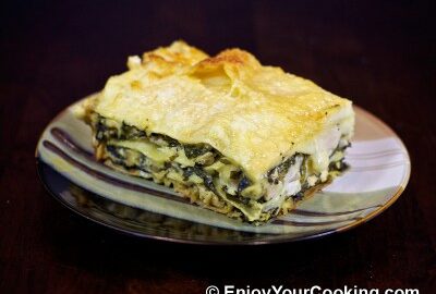 Куриная лазанья с сыром